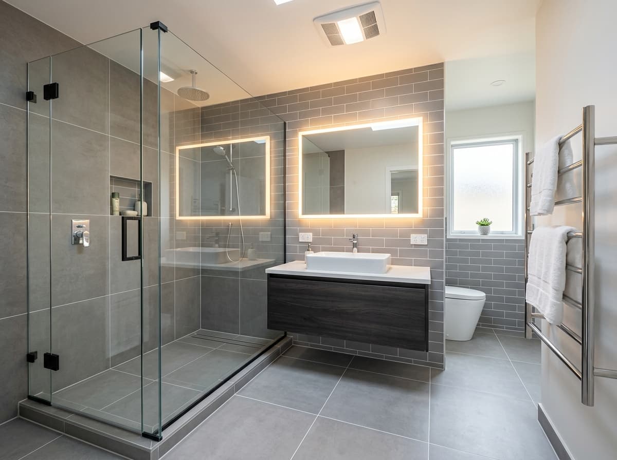 Contemporary bathroom renovation